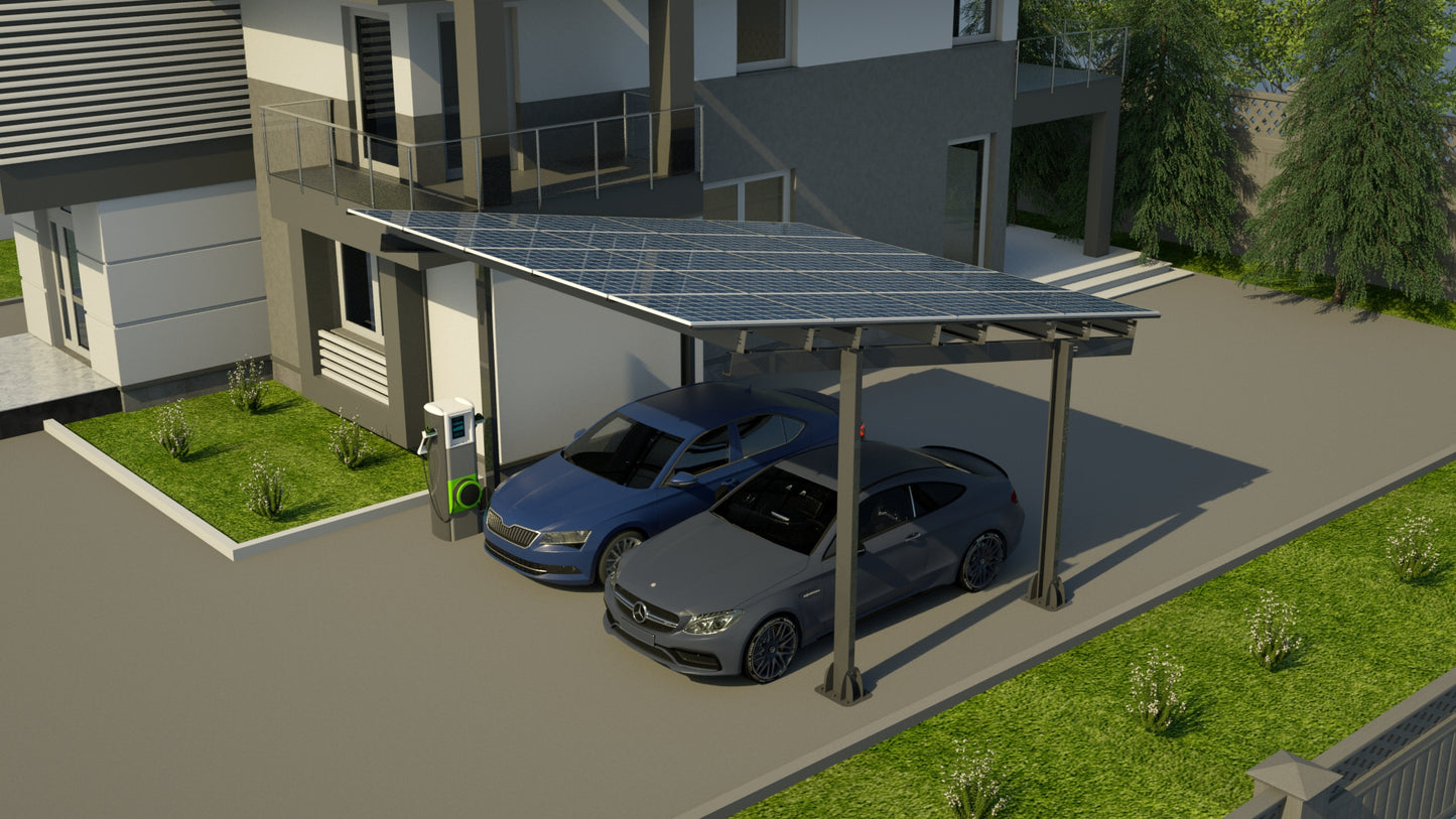 CARPORT U - COLUMNS- MAIN MODULE