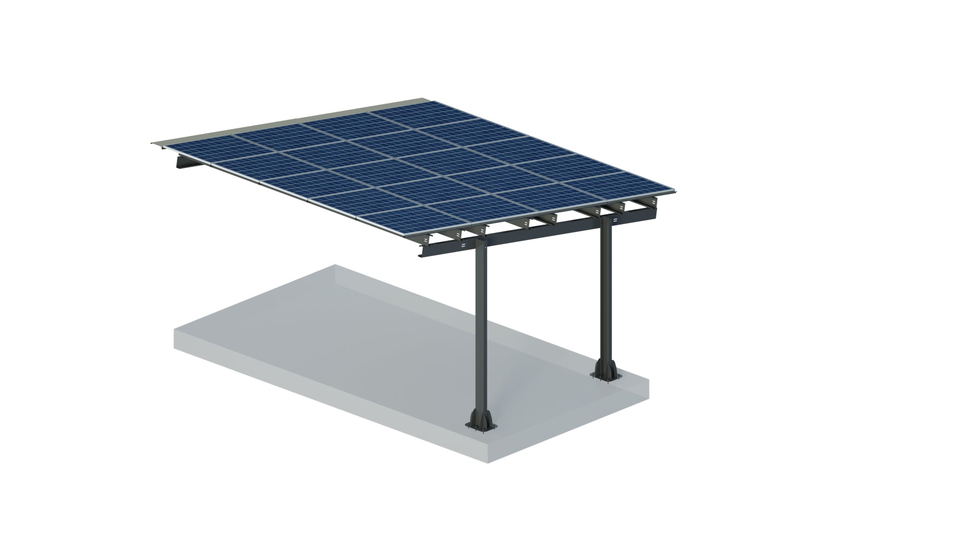CARPORT U - COLUMNS-ZUSATZLICHE MODULE